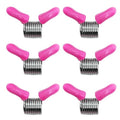 Bead Clamps with Red Handles, 6‑Piece