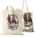 Miss Adola Cute Aesthetic Canvas Tote Bag for Women - color: Skeleton