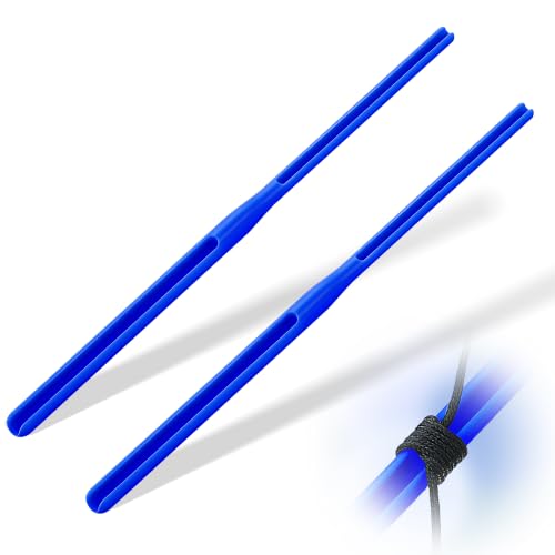 2 Pack Rosary Cord Knotting Tool, Dual Head,Blue - color: Blue