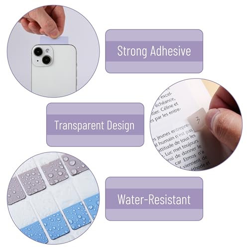Mr. Pen- Sticky Index Tabs, 240 Pcs, Colorful Sticky Tabs for Notebooks - color: Morandi, size: 1.8" × 1", 240 pcs