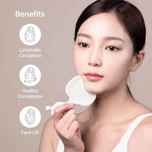 MEDITHERAPY LIF-me Guasha,Ceramic Gua Sha,Face Massage Tool, Facial Guasha, Guasha Board, Face Lift, Muscle Relief - style: FACIAL MASSAGER