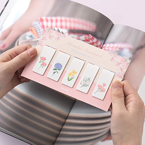 Monolike Magnetic Bookmarks Front Garden ver.1, Set of 5 - color: Front Garden Ver.1