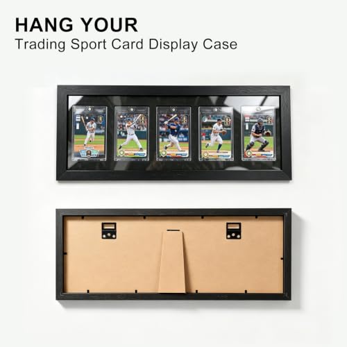 Sports Anime Game Card wall Trading Display Case Holds 5Card - 3P - size: 5-Card-3Pack-Trade
