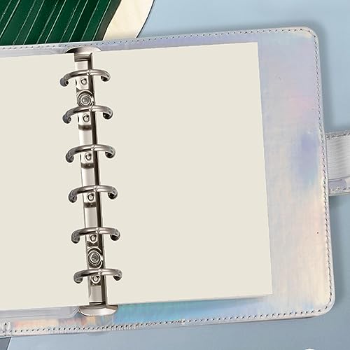 A7 Planner Inserts, Binder Refills for 6 Ring Spiral Notebook, Mini Blank Paper,6 Holes,for Portable planner, 45sheets/90 pages, 4.84 x 3.23'', Harphia - color: Plain Blank, size: A7