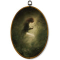zewepri Forest Nymph Dark Academia Oval Canvas Art - color: Forest Spirit