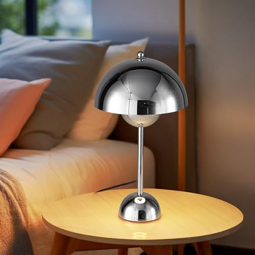 COSYLUX Creative Mid-Century Modern Bud Table Lamp for Home&Office, Chrome - color: Chrome