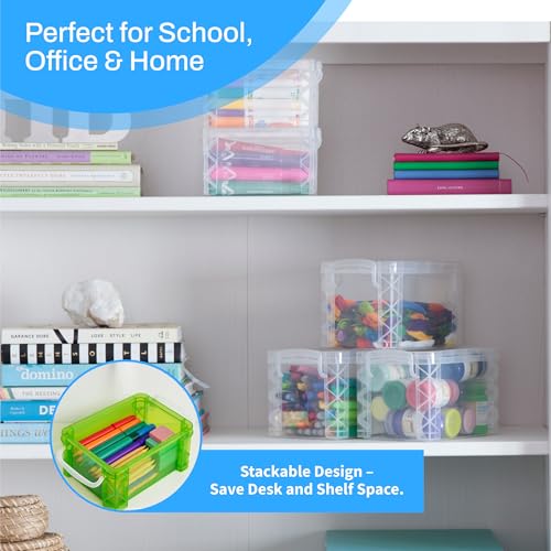 Super Stacker Index Card Box, 3 x 5 Inch Index Cards File Box (61613)