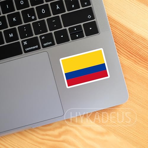 (3Pcs) Colombia Flag Sticker – Colombian Stickers Country Flags Vinyl Decal - color: Colombia