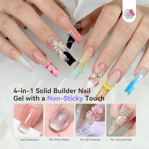 SAVILAND Solid Builder Nail Gel Non-Sticky 3D Nail Gel - size: 15g