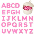 JoyCat Silicone Magnetic Alphabet Letters, 26 Uppercase (Pink) - color: Pink Color