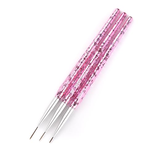 9PCS Liner Brushes for Nails Professional Long Liner Nail Art Brush - color: Set