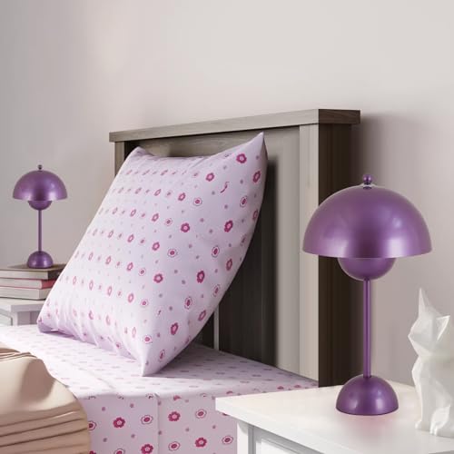 Creative Mid-Century Modern Bud Table Lamp for Home&Office, Pearl Violet - color: Pearl Violet