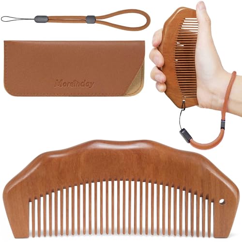 Labor Comb for Pain Relief, Wooden Birth Comb with Wrist Strap