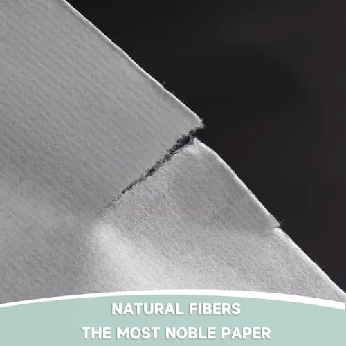 Mulberry Paper,200 Sheets Letter Size 8.5" x 11" Natural Fiber Rice Paper, Decoupage Decorative Tissue Paper for Writing Painting DIY Crafts Calligraphy Gift Wrap(LPMP_A-01) - color: LPMP_A-01 White