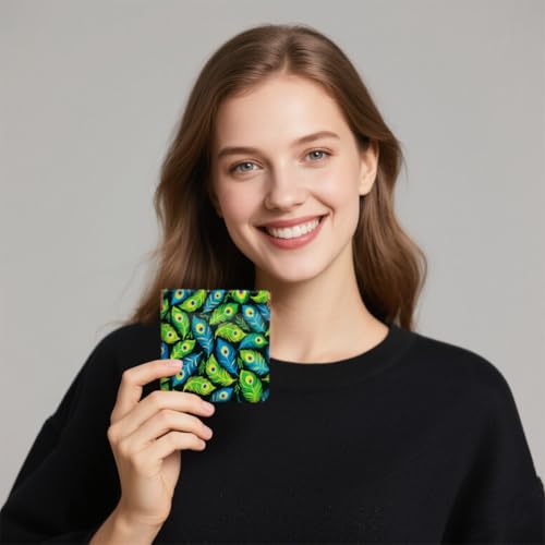 Peacoblue Peacock Coin Purse,PU Leather Squeeze Pouch 4PCS - style: Peacock