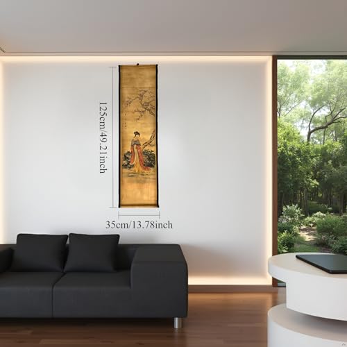 Wall Art Poster Prints Painting Scroll Decor Asia Vintage Home Office - color: H2