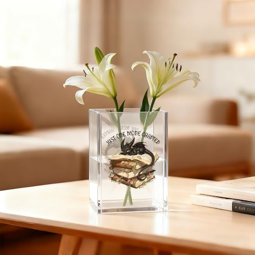 Just One More Chapter Pen Holder Book Mark Holder Library Accessories - color: Transparent34
