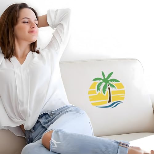 9Pcs Palm Tree Stencils, Beach Palm Reusable Painting Templates - style: Palm Tree