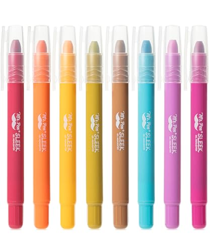 Mr. Pen- No Bleed Gel Highlighters, Dark Sunshine & Smiles, 8 Pack - color: Dark Sunshine & Smiles, size: 8 Pack