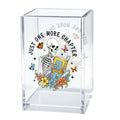 Just One More Chapter Halloween Acrylic Pen Pencil Holder for Desk - color: Transparent32