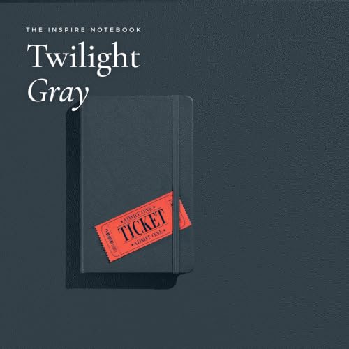 Leather Pocket Notebook, Writing Journal, Twilight Gray - color: Twilight Gray, size: Pocket