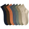 Women's Cotton Quarter Crew Socks - color: 14 Multicolor - 7 Pairs