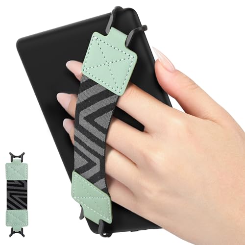 MoKo Security Hand-Strap for 6-8" Kindle eReaders Fire Tablets, Mint Green - color: 1-mint Green, style: Patterned Strap