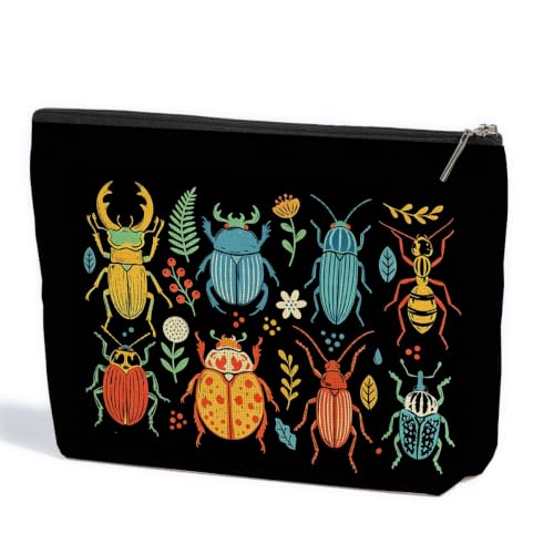 ZHAMEN Insect Makeup Bag for women Travel Organizer Pouch Cosmetic Bags 03 - color: Multicolor 1612
