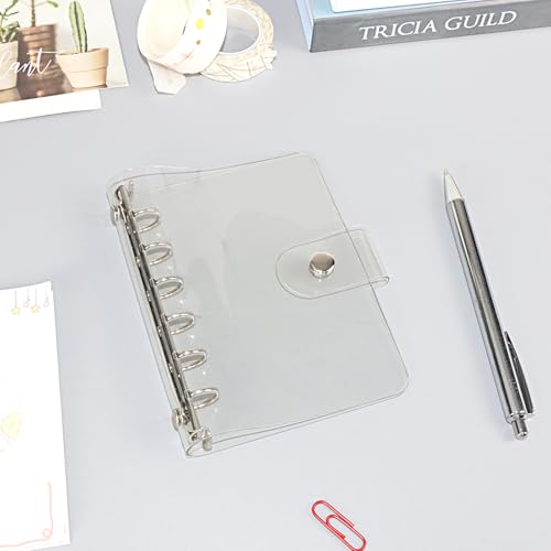 Clear A7 Budget Binder Pocket Planner Cover Shell Protector - color: Clear A7