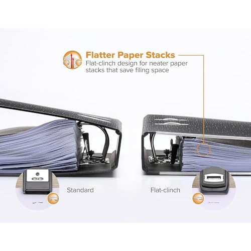 Bostitch Office Heavy Duty Stapler, 40 Sheet Capacity, No Jam, Half Strip, Fits into the Palm of Your Hand, For Classroom, Office or Desk, Black - color: Black, size: Pack of 1
