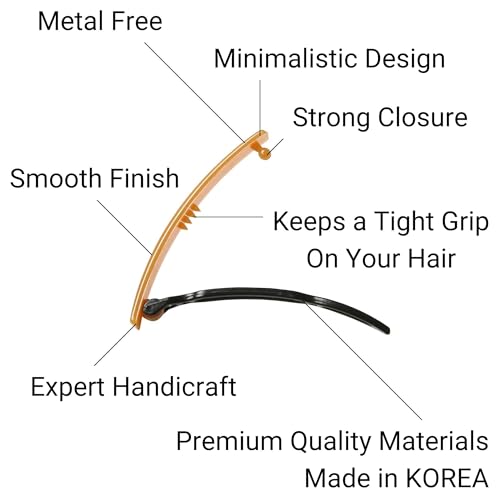 12pcs Hair Barrettes Set for Women and Girls, Hair Clips for Thick Thin Fine Hair, Non-metal Hair Accessories, Non-Slip Grip Handmade Snap Hairpin, BPA Free - color: SN2