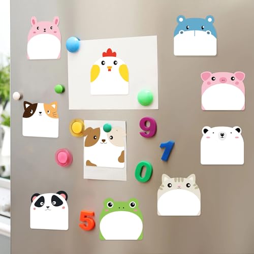 Yinder 24 Pads Animal Sticky Notes, Cute Cartoon Memo Self Adhesive - color: Multicolor, size: Classic Animals
