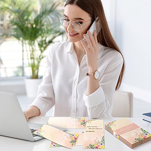 2 Pack 500 Sheets Floral Sticky Notes Cute Flower Note Pads