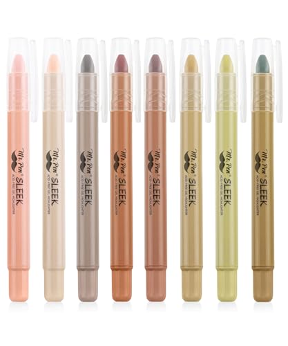 Mr. Pen- No Bleed Gel Highlighters, Assorted Colors, 8 Pack - color: Vintage Colors, size: 8 Pack