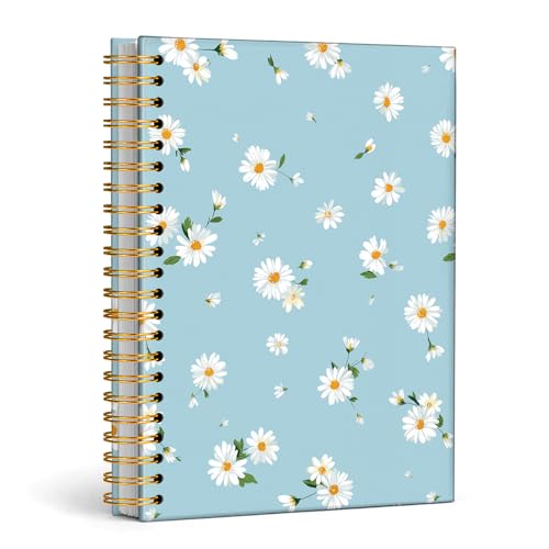 Enkvke Daisy Flower Spiral Notebook Journal A5 - color: Flower-Daisy-A5