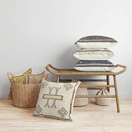 Trade Star Kilim Sofa Pillow Cover 100% Cotton Sabra Pillow Cover Handwoven Beautiful Cushion Cover Breathable Pillow Shams Luxurious Farmhouse Cushion Case for Living Room Decor - color: Pattern 8