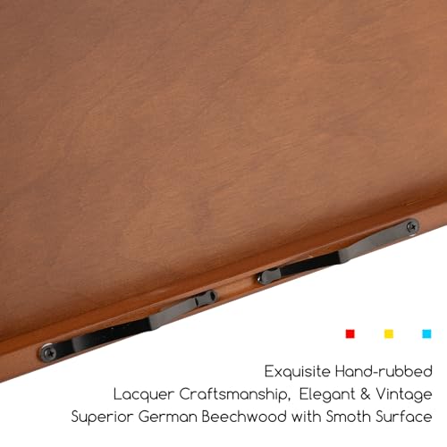 MEEDEN PRO A3 Tabletop Easel: Solid Beechwood 2-in-1 Drawing Board Stand