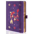 TIEFOSSI A5 Dotted Journal Notebook 190 Pages for Women & Men - color: Deep Purple, size: A5-Dotted