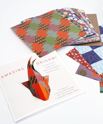 Amazing Origami Kit: Traditional Japanese Folding Papers and Projects [144 Origami Papers with Book, 17 Projects]