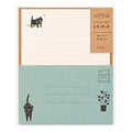 Midori Letter Set 91802542 Ego Cat Pattern - color: Cat Print