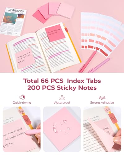 Four Candies Cute Aesthetic Pink School Supplies Kit for Girls - color: Pink