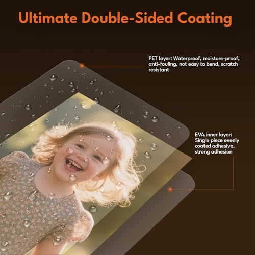 Uinkit 3.5mil 100 Pack Thermal Laminating Pouches, Menu Size 11.5"x17.5" - color: Glossy, size: 3.5mil 100 Pack