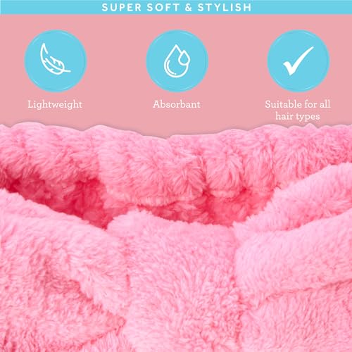 Bliss Microfiber Spa Headband for Face Washing - 2-Pack - Hydrating Formula - size: 1 Count (Pack of 2)
