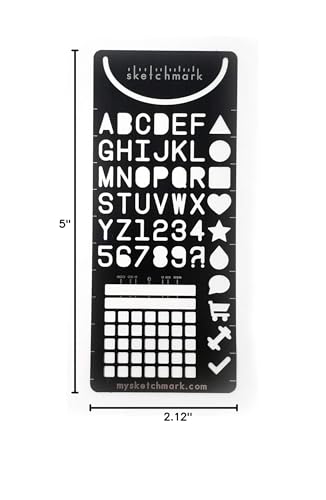 Journal Bookmark: Stainless Steel Journal Bookmark Stencil