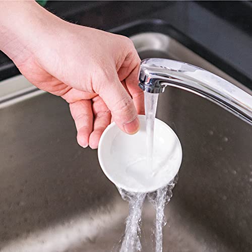 UIBFCWN 1.2 oz Ceramic Dipping Bowls Set of 30, 3 Inch Dipping Sauce Bowls - color: White, size: 30 Pack