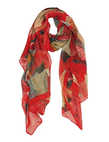 PANTONIGHT Long Chiffon Sheer Scarf Gradient Shaded Colors Lightweight Scarf For Womens - color: Col 760