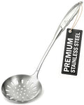 Zulay Kitchen Stainless Steel Slotted Spoon - size: Draining Spoon