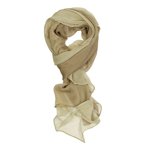 PANTONIGHT Long Chiffon Sheer Scarf Gradient Shaded Colors Lightweight Scarf For Womens - color: Color 082