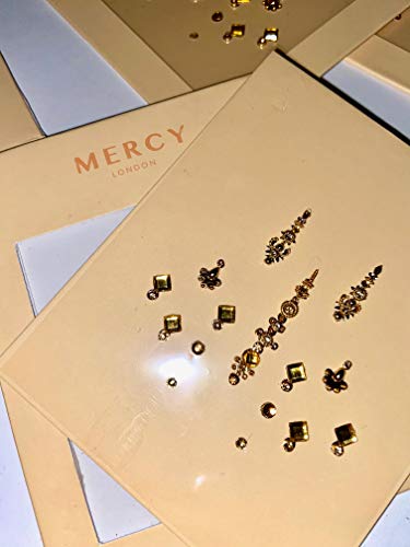 Gigi Gold Bindi ✮ Crystal Indian Bindi Face Jewels Gold Multi Packet
