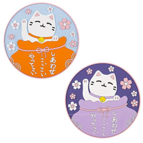 Cat Trivets for Hot Dishes Hot Pads Plate Mat Pot Holders for Kitchen Decor - size: Cat Trivets 2pcs